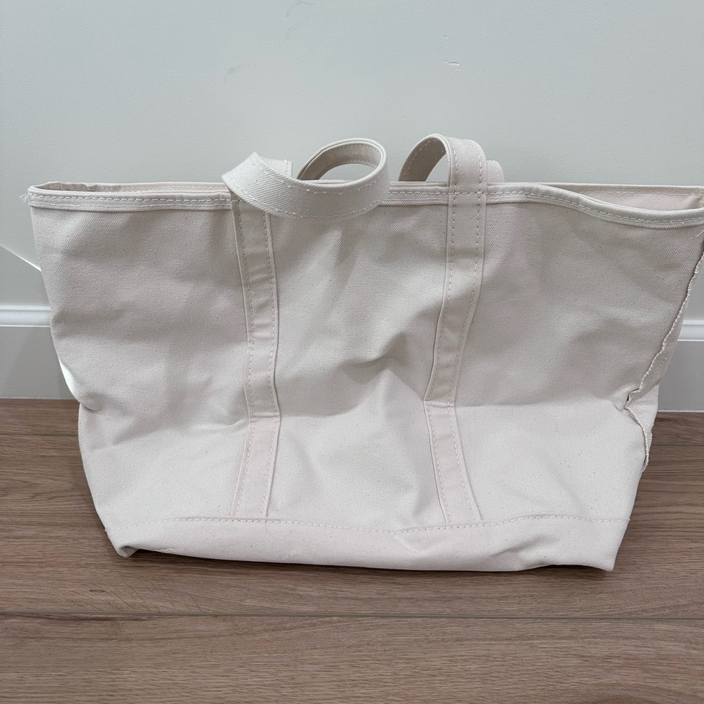 LL Bean XL Canvas Tote Bag